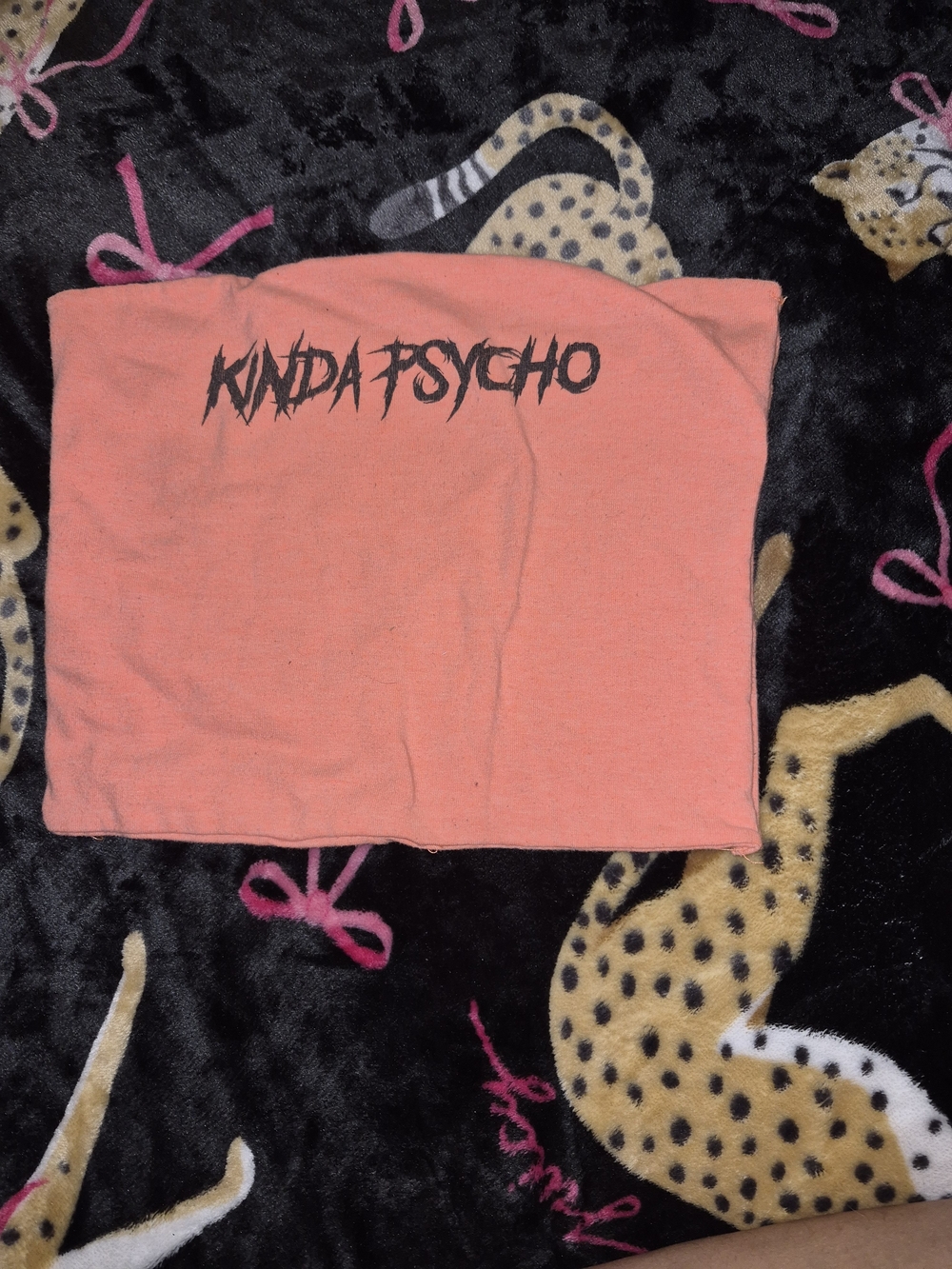 Womans Kinda Psycho Tube Top